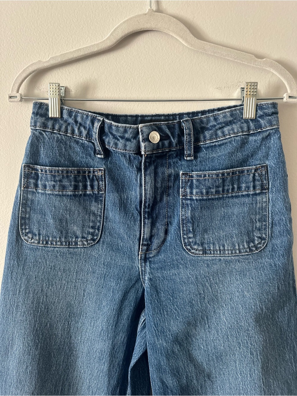 Classic Wide-Leg Women's Jeans - 4 short - Picture 2 of 5